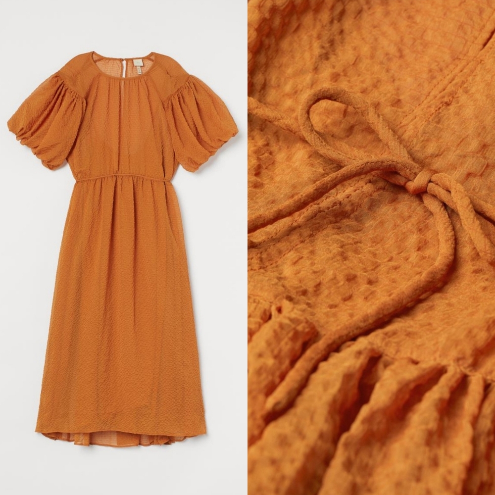 H&m wide cut dress sz s